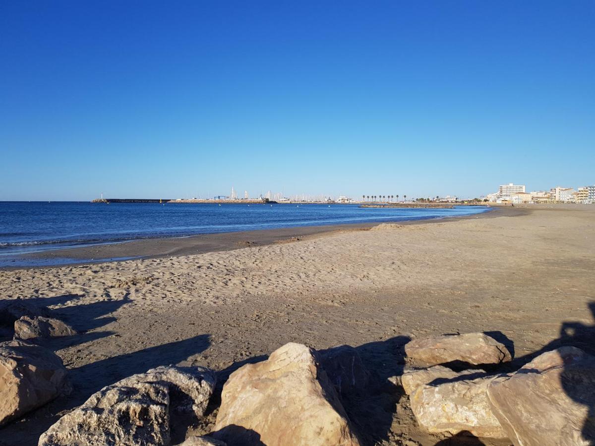 Chez Isabelle Et Virgile Bel Appartement, Avec Vues, A 50M De La Plage Palavas-les-Flots Esterno foto